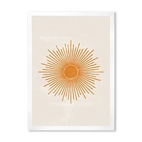 Orange Sun Print II  Wall Art