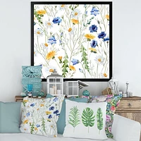 Toile « WildFlowers Chamomile and Clover Bell II