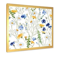 Toile « WildFlowers Chamomile and Clover Bell II