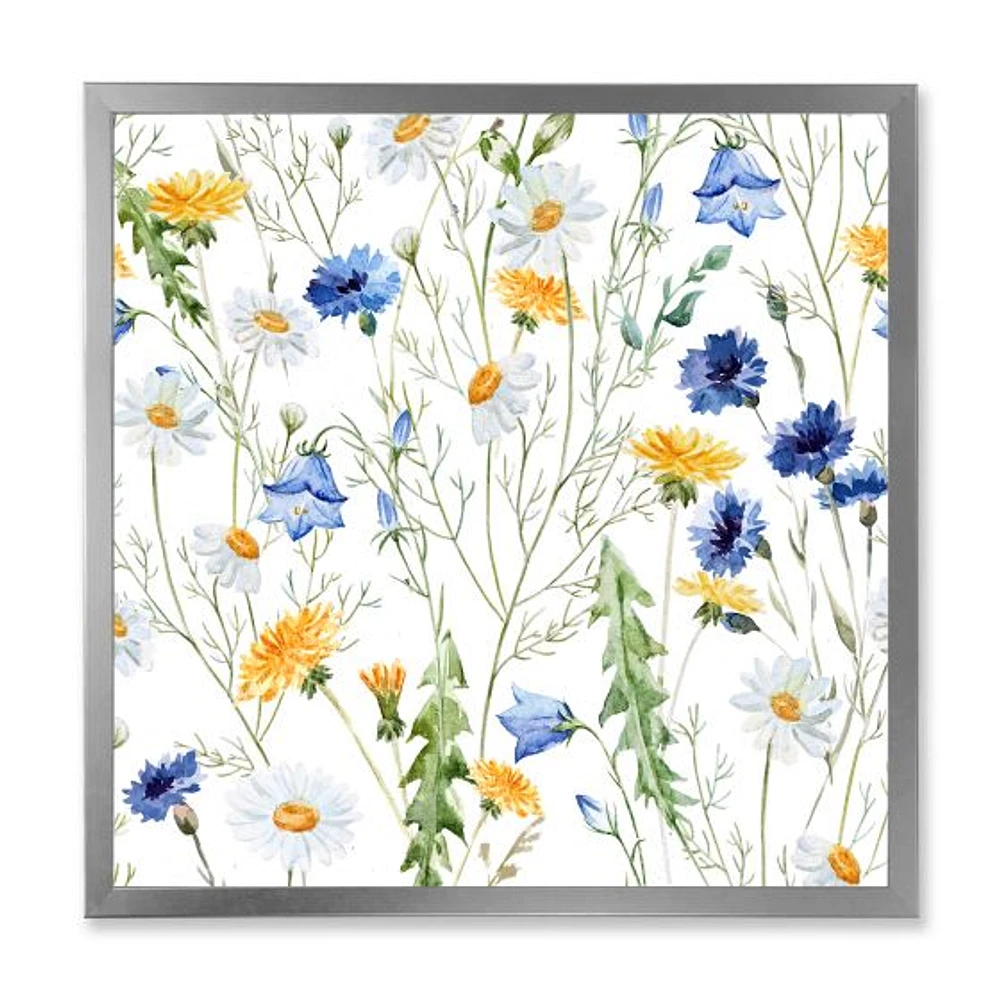 Toile « WildFlowers Chamomile and Clover Bell II