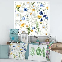 Toile « WildFlowers Chamomile and Clover Bell II