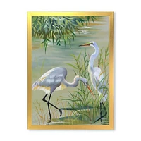 Toile « Heron Birds I »