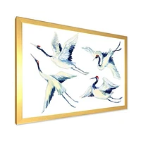 Toile « Asian Crane Bird Impression