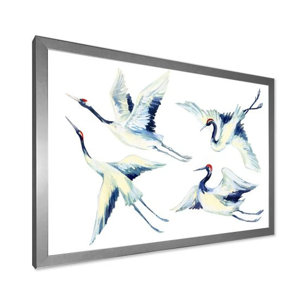 Toile « Asian Crane Bird Impression