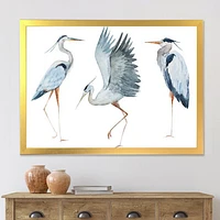 Heron Birds II  Wall Art