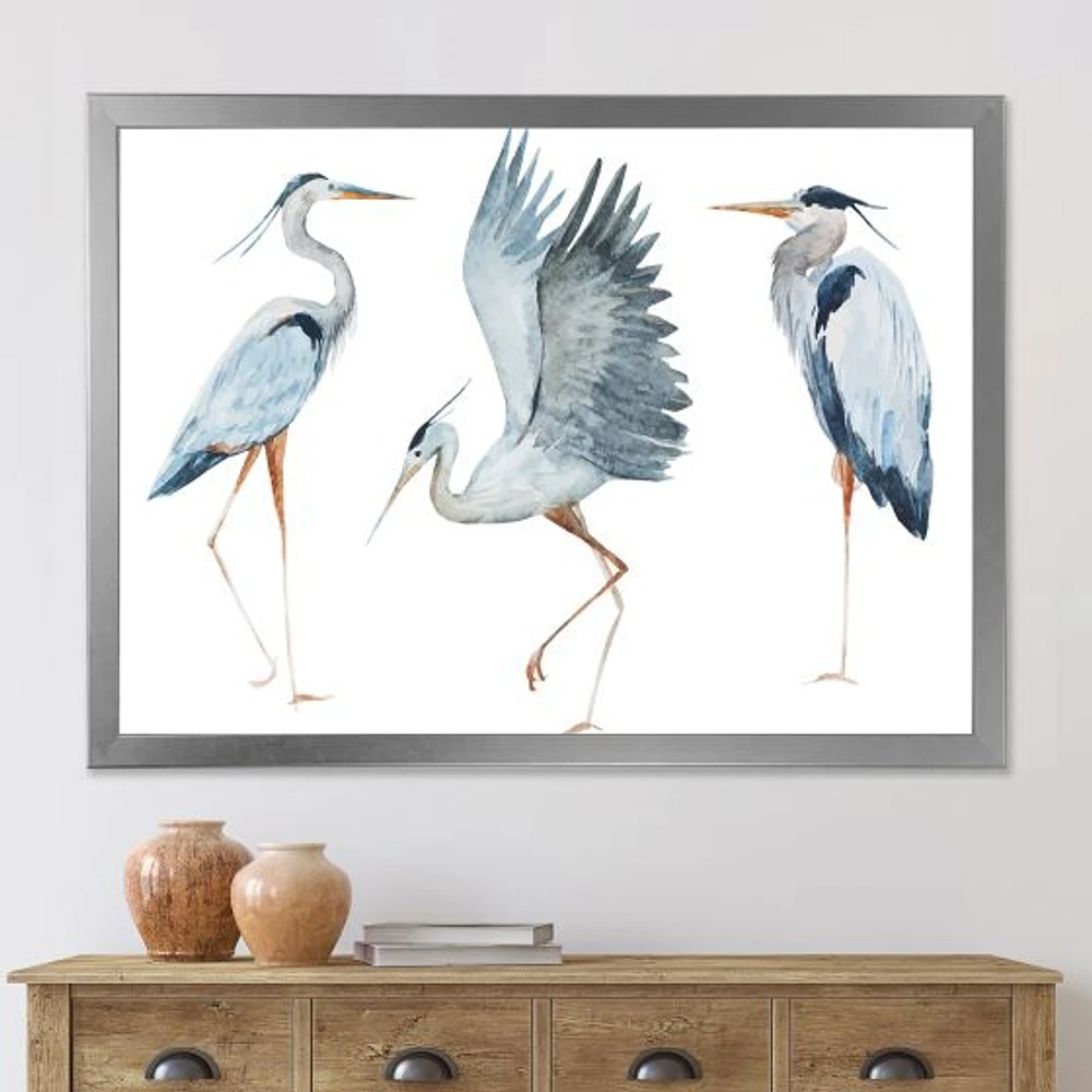 Toile « Heron Birds II