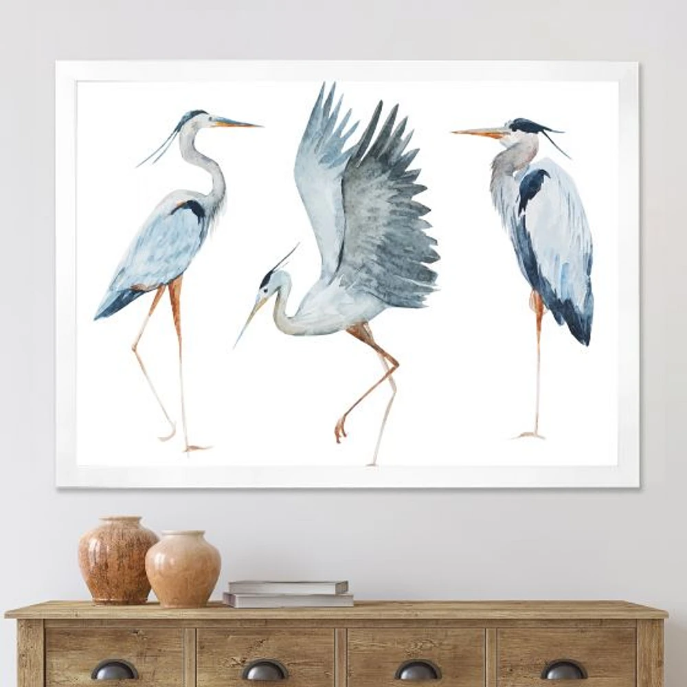 Heron Birds II  Wall Art