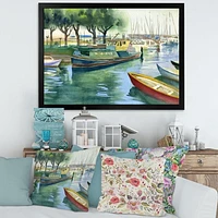 Boats Green Spring  Wall Art