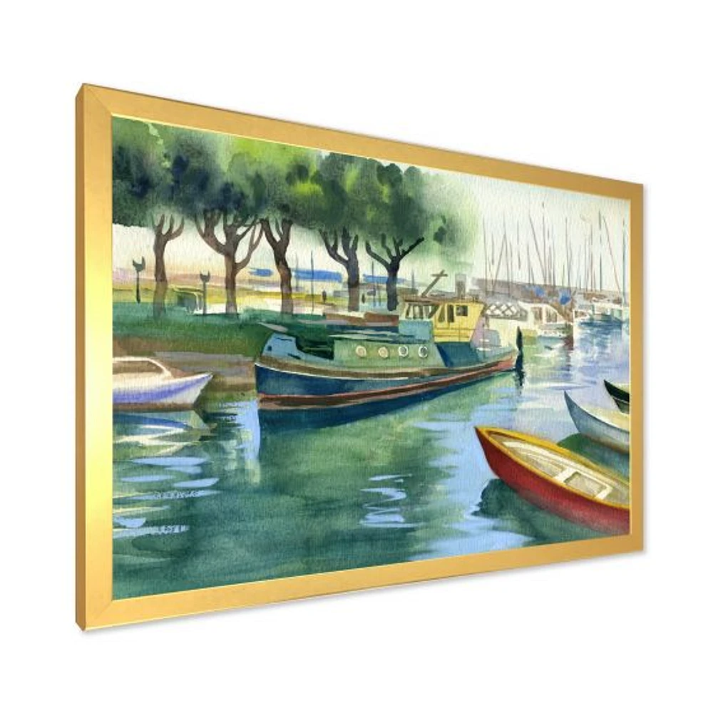 Toile « Boats Green Spring »