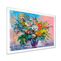 Bouquet of VIbrant Flowers  Wall Art