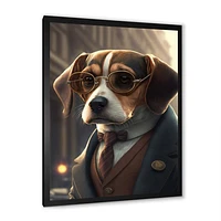 Mafia Beagle I Wall Art