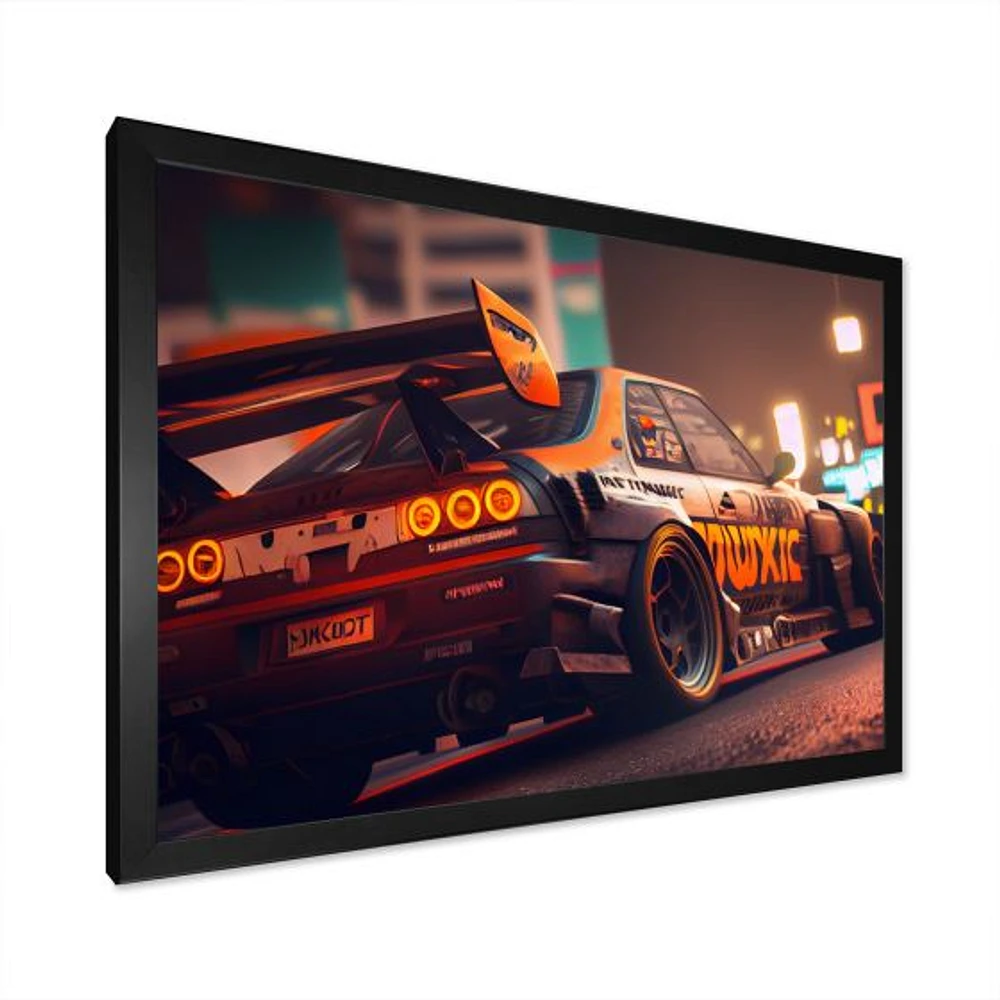 Tunning Car Drifting Tokyo V Wall Art