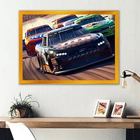 Stock Car Racing Last Lap Wall Art