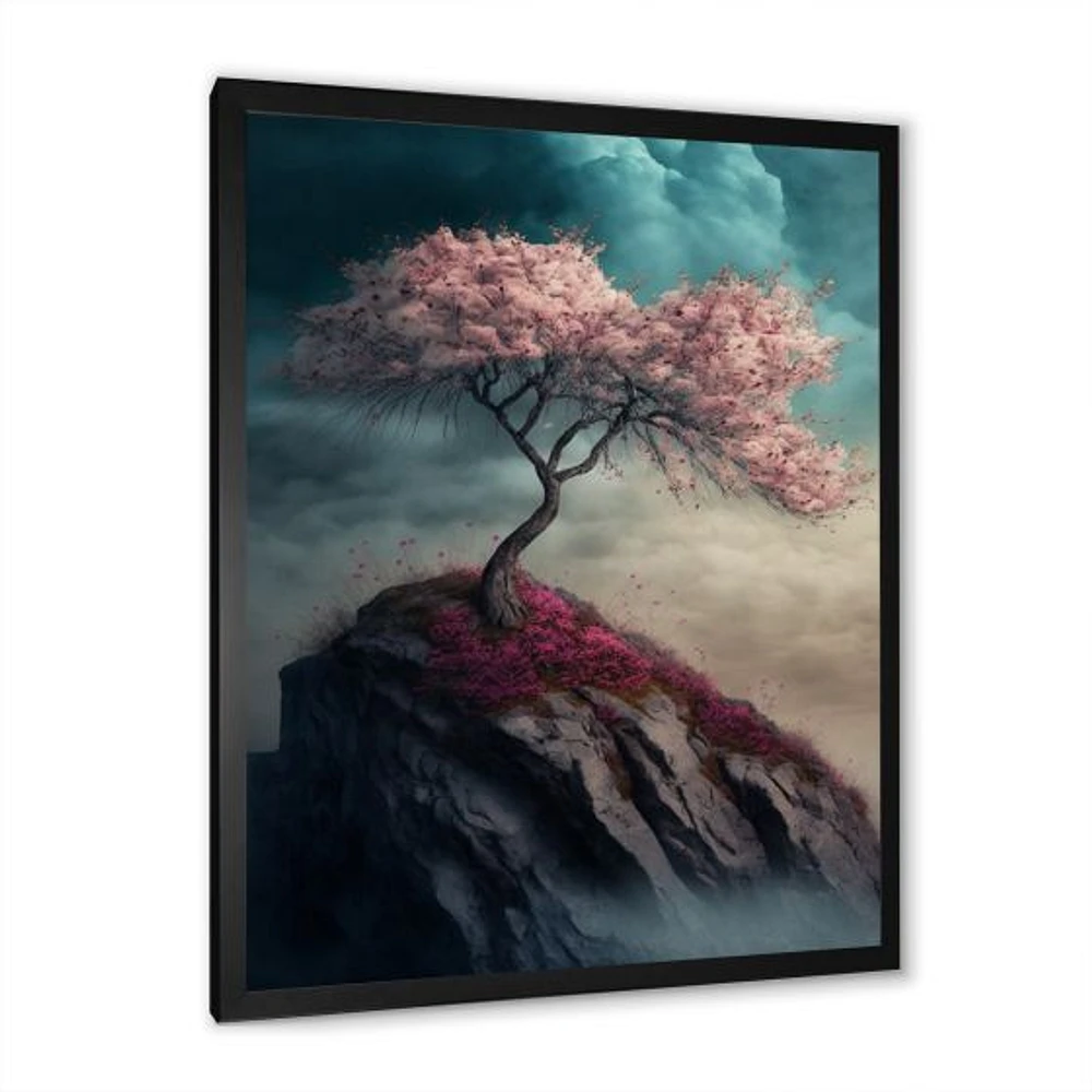 Mountain Top Cherry Blossom IV Wall Art