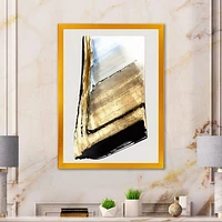 Black And Gold Cubic Expression XI Wall Art