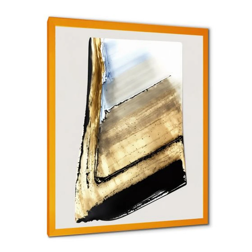 Black And Gold Cubic Expression XI Wall Art