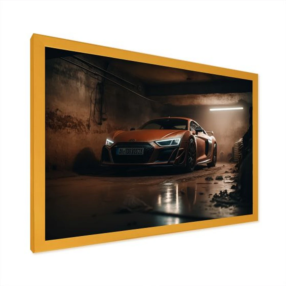 R 8 Exotic Car Photography Wall Art