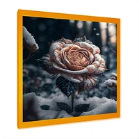 A Blooming Rose Flower Forest Wall Art