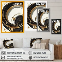 Gold Glamour Circle Wall Art