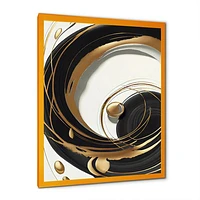 Gold Glamour Circle Wall Art