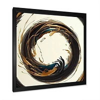 Gold Glamour Circle 1 Wall Art