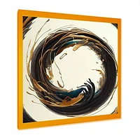Gold Glamour Circle 1 Wall Art