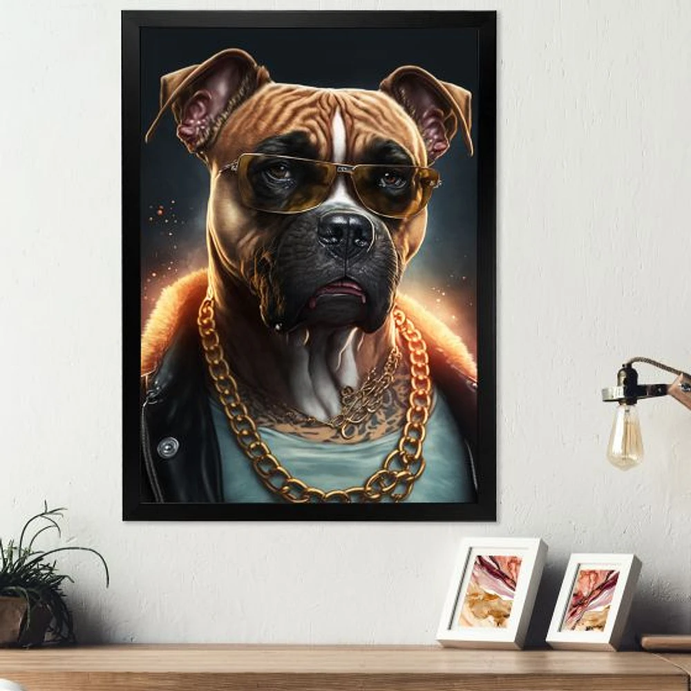 Boxer Gangster NYC Wall Art