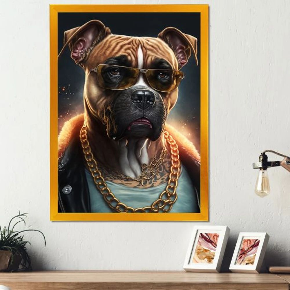 Boxer Gangster NYC Wall Art