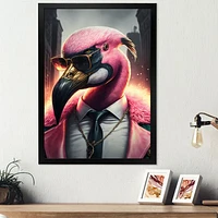 Flamingo Gangster NYC Wall Art