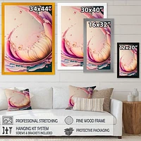 Multicolor Liquid Ink Tulip Flowers IV Wall Art