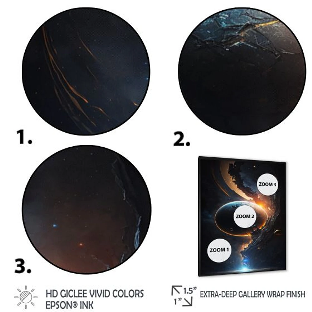 Deep Planet Eclipse V Wall Art