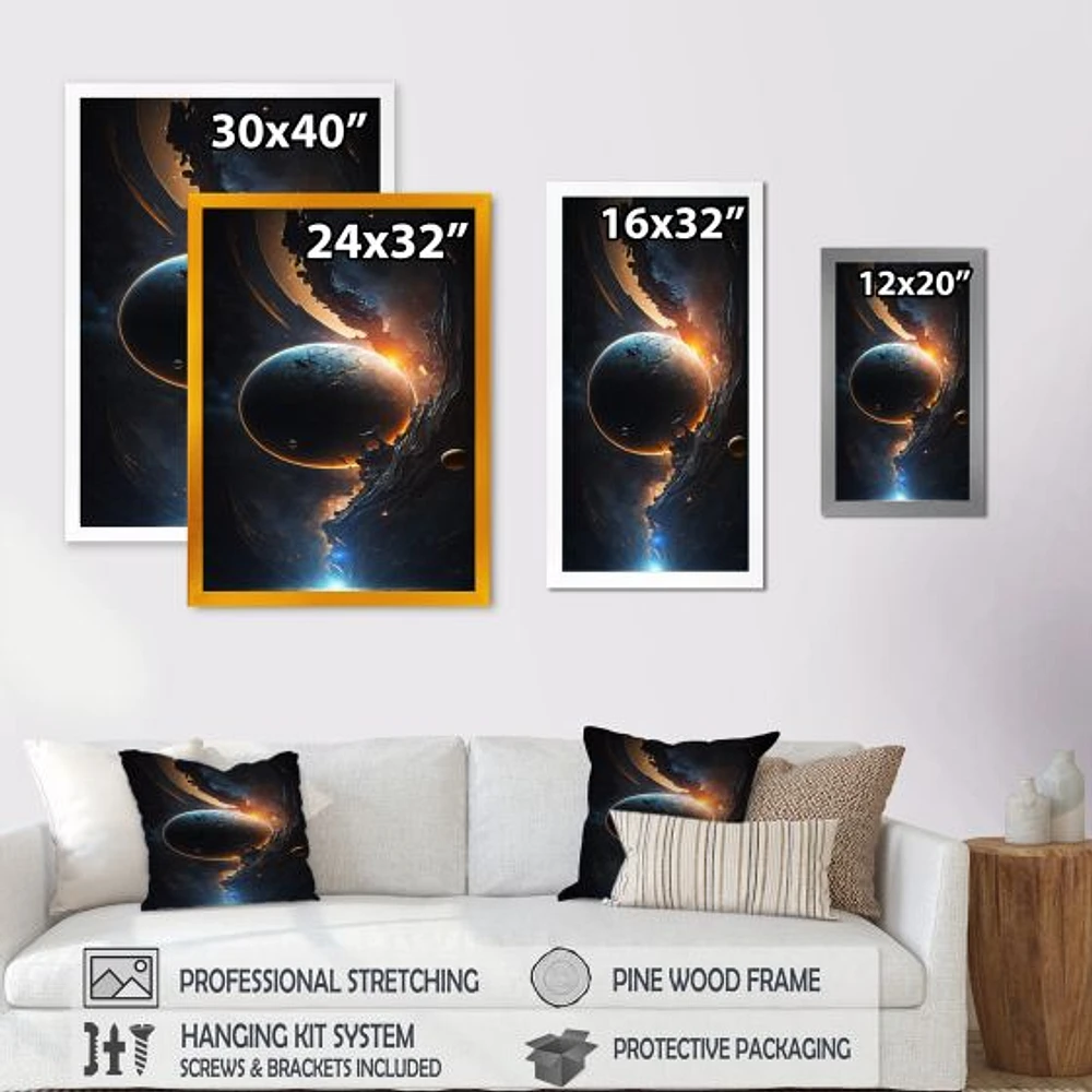 Deep Planet Eclipse V Wall Art