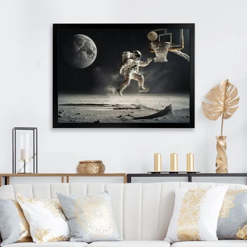 Easy Point On The Moon I Wall Art