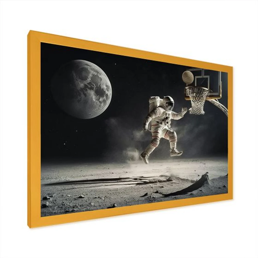 Easy Point On The Moon I Wall Art