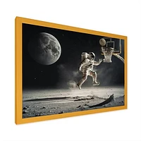 Easy Point On The Moon I Wall Art