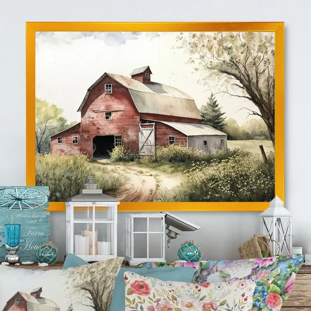 Colorful Beach House Wall Art