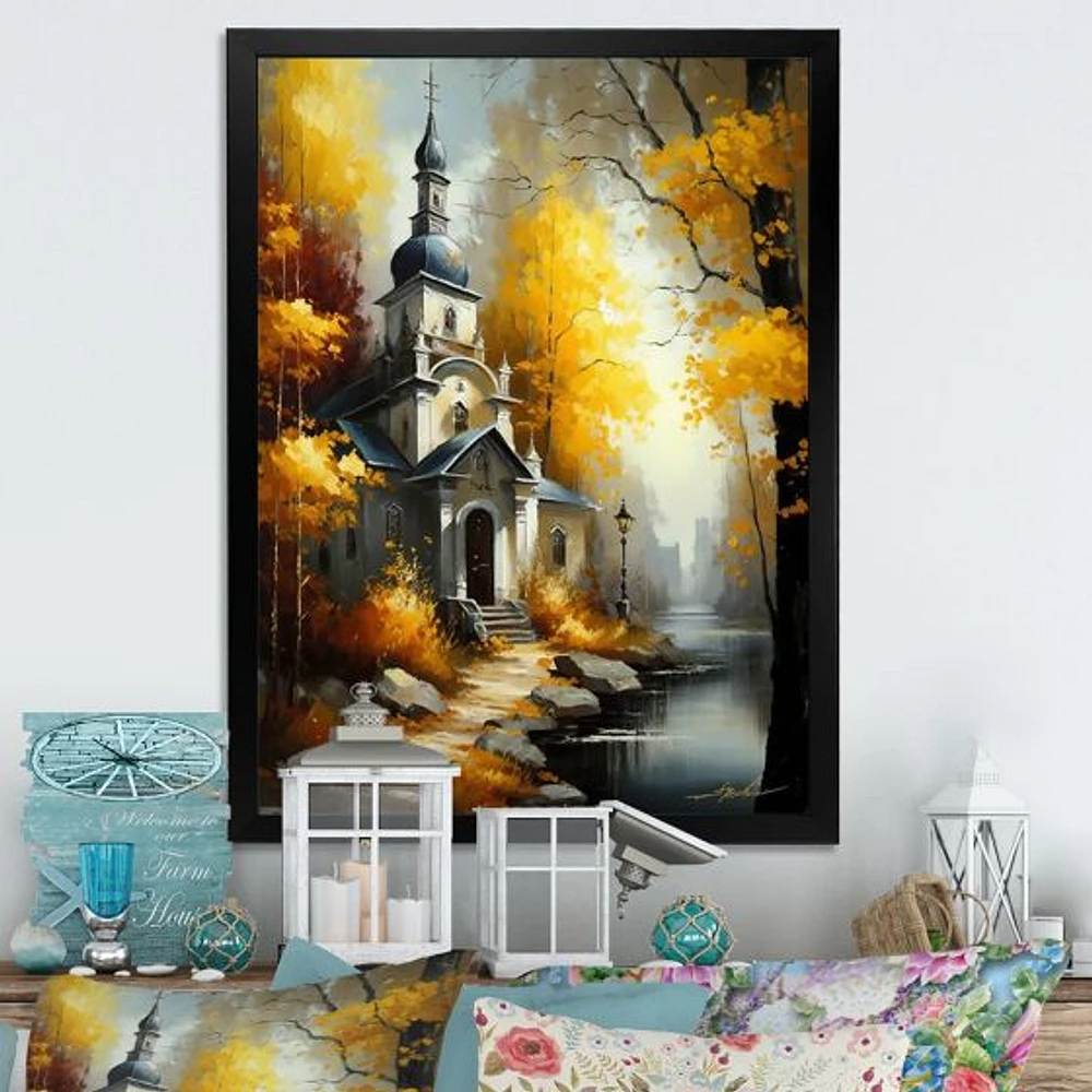 Church Forest Autumn IV Wall Art