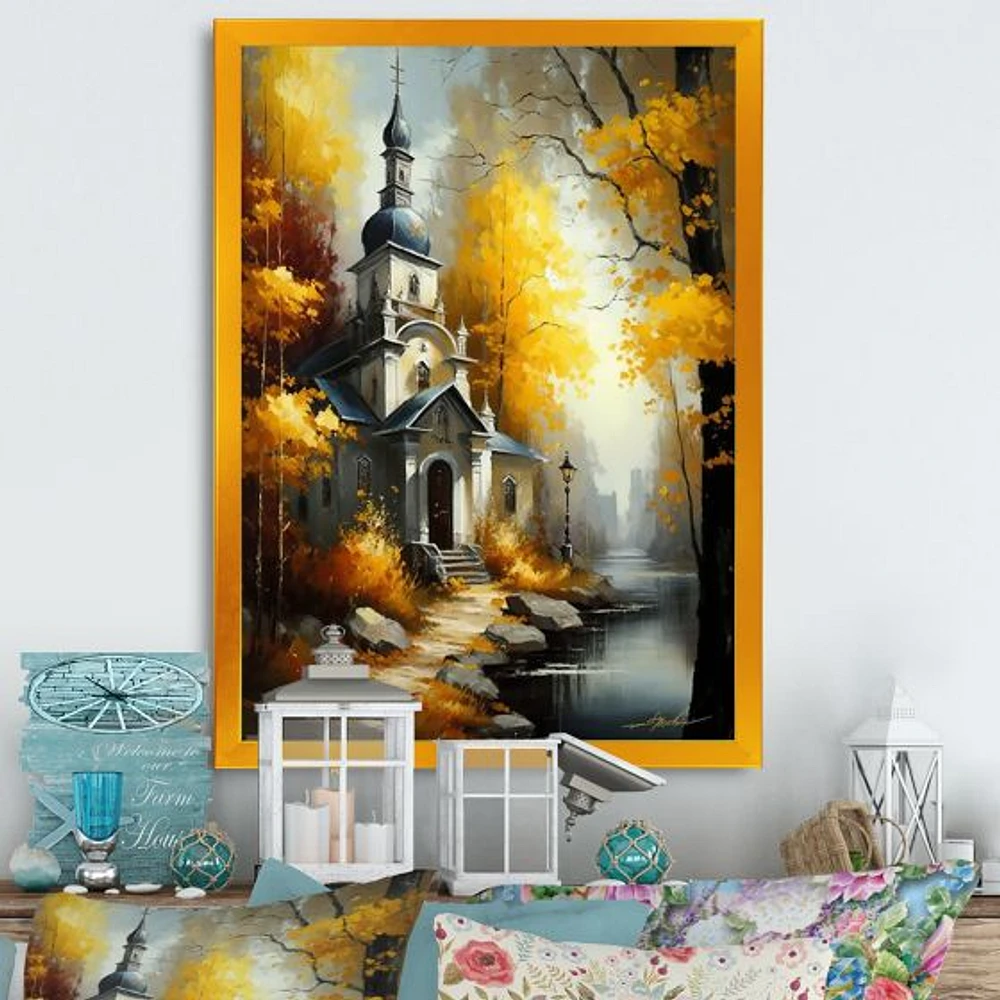 Church Forest Autumn IV Wall Art