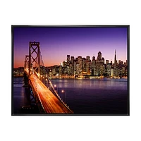 San Francisco skyline and Bay Bridge  Canvas Wall Art