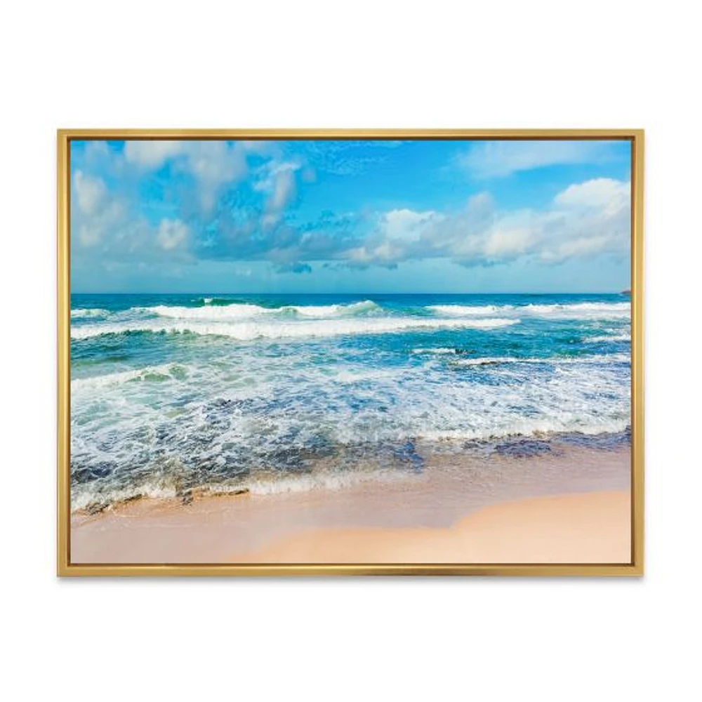 indian Ocean Panoramic View  Canvas Art