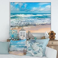 indian Ocean Panoramic View  Canvas Art