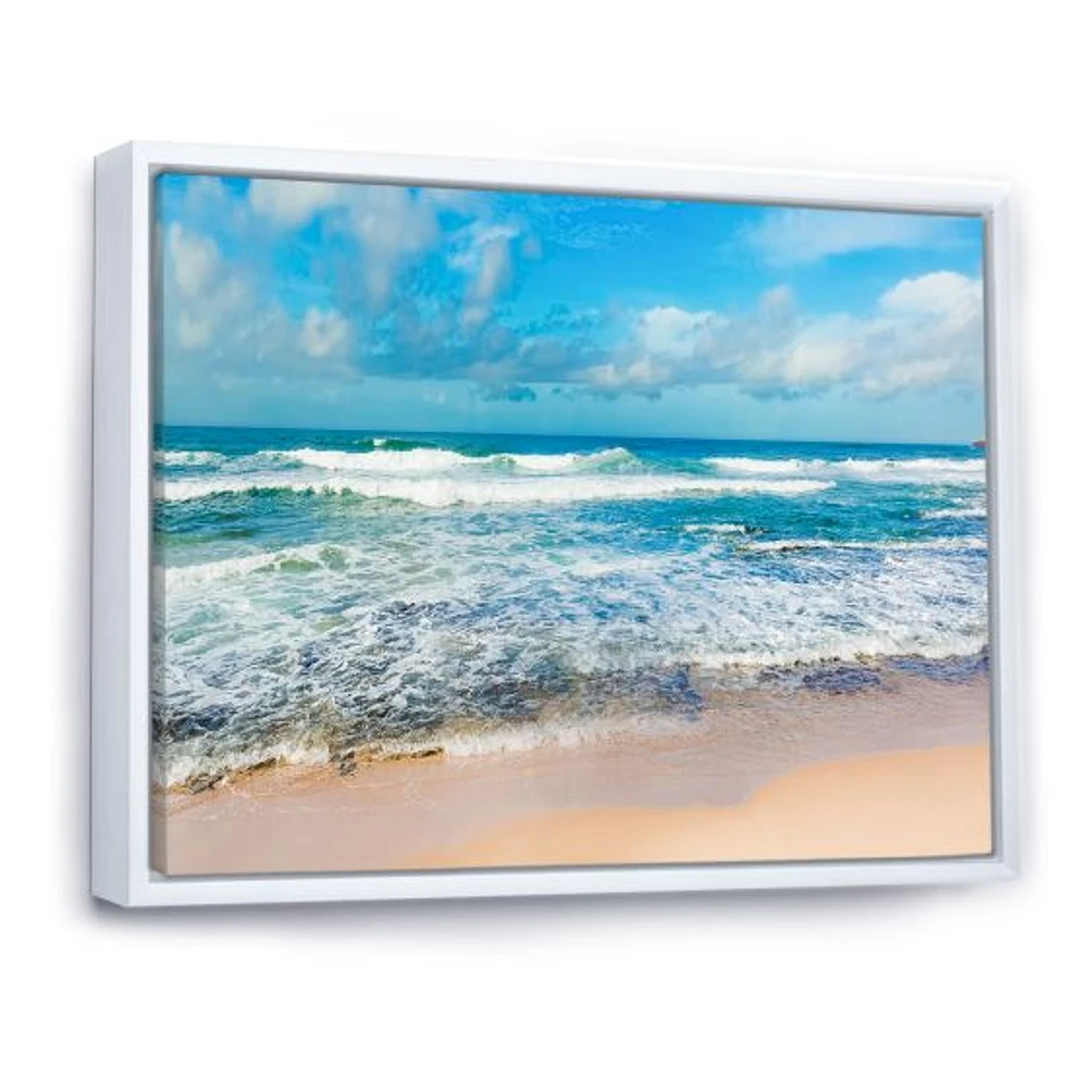 indian Ocean Panoramic View  Canvas Art