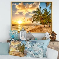 Toile  imprimée « Gorgeous Beach of Island Barbados »