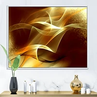 Toile  « Light Yellow Abstract Fractal Design »