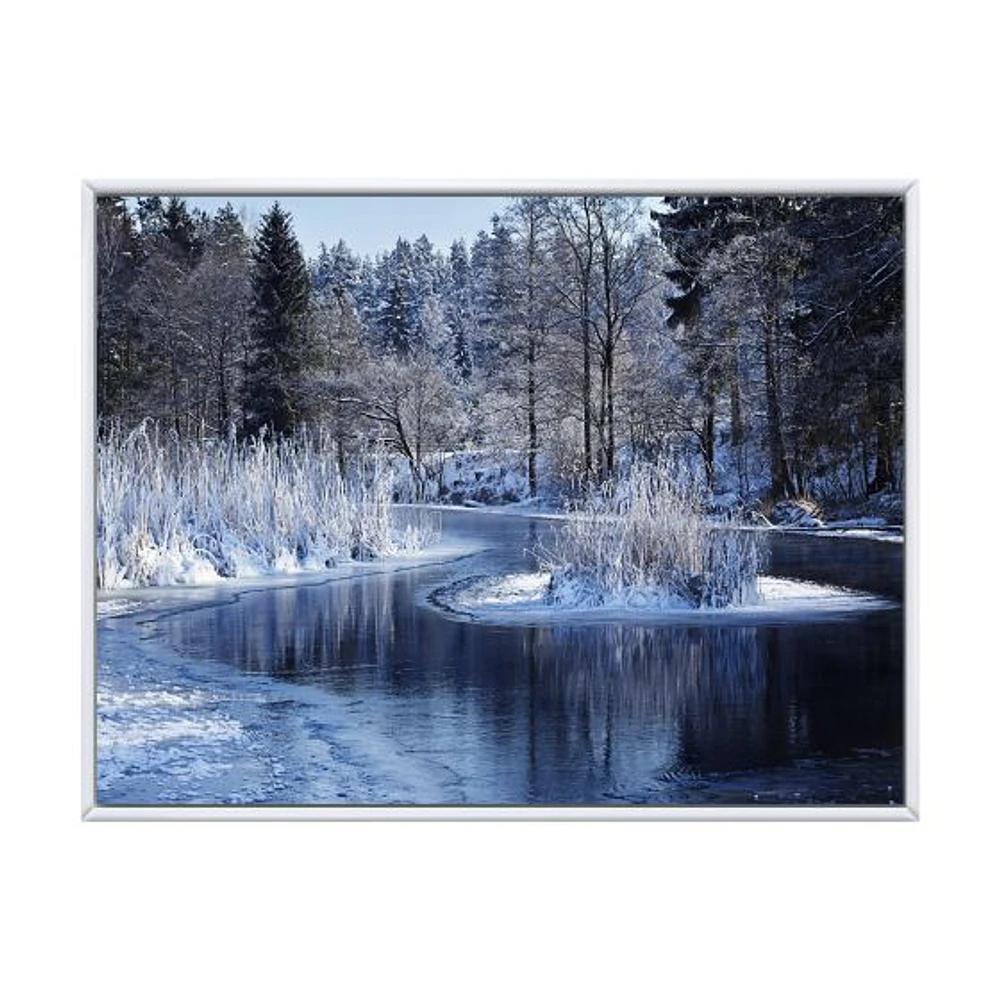 Toile « Winter Lake Deep Forest »