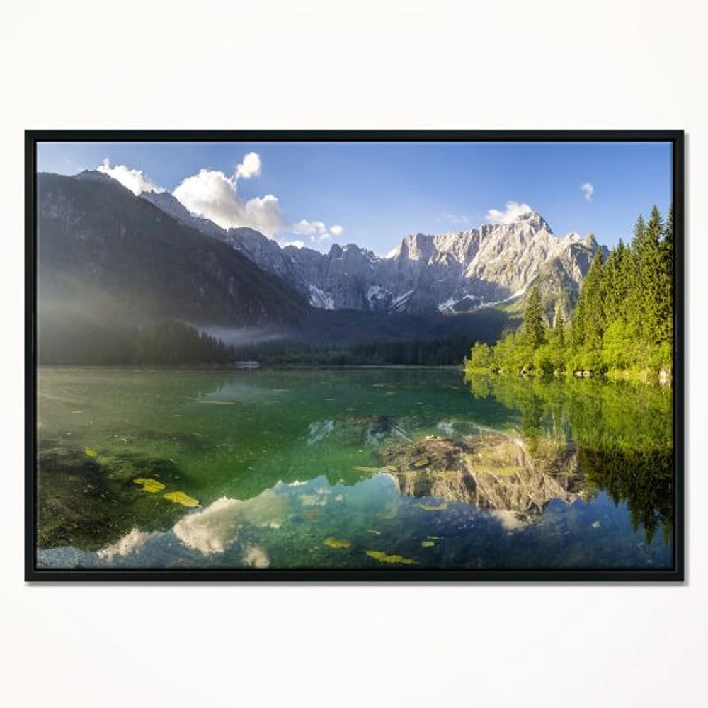 Green Mountain Lake the Alps  Wall Art