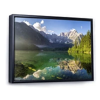 Green Mountain Lake the Alps  Wall Art