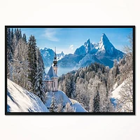 Winter the Bavarian Alps  Wall Art