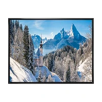 Winter the Bavarian Alps  Wall Art