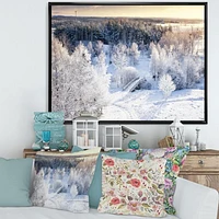 Toile « Beautiful Winter Panorama